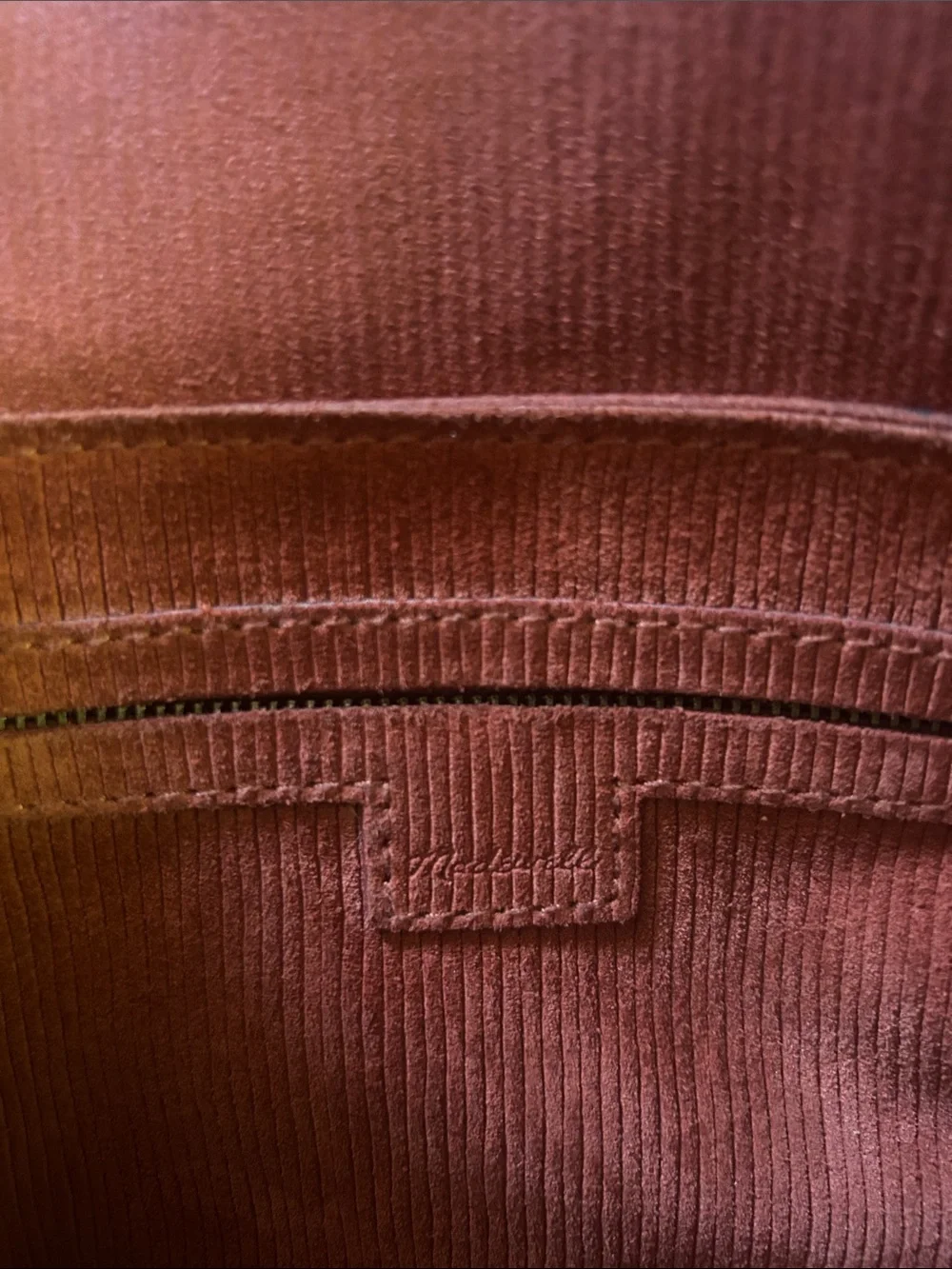 Crossbody Tote Bag in Burnt Orange